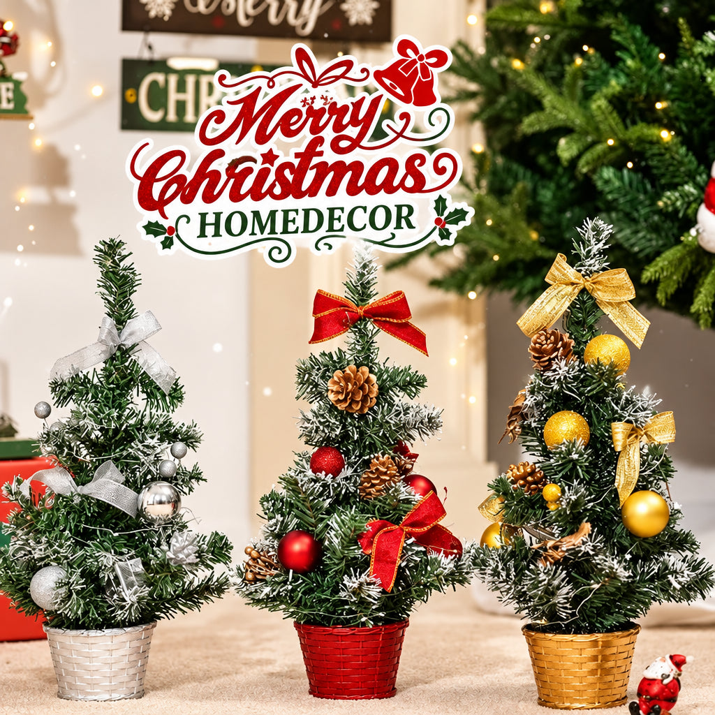 20/30/40cm Mini Artificial Christmas Tree – DIY Christmas Decoration
