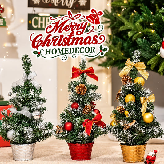 20/30/40cm Mini Artificial Christmas Tree – DIY Christmas Decoration