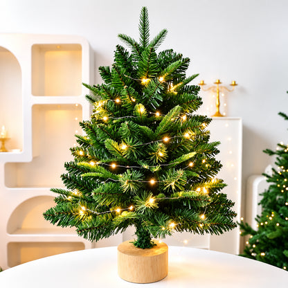 45/60cm Mini LED Christmas Tree – Artificial Pine Decor