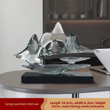 Modern Transparent Resin Sculpture