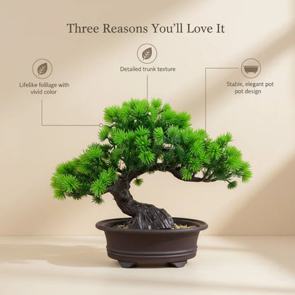 Artificial Zen Bonsai Pine Tree