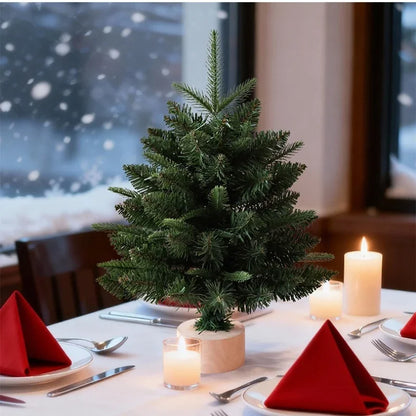 45/60cm Mini LED Christmas Tree – Artificial Pine Decor