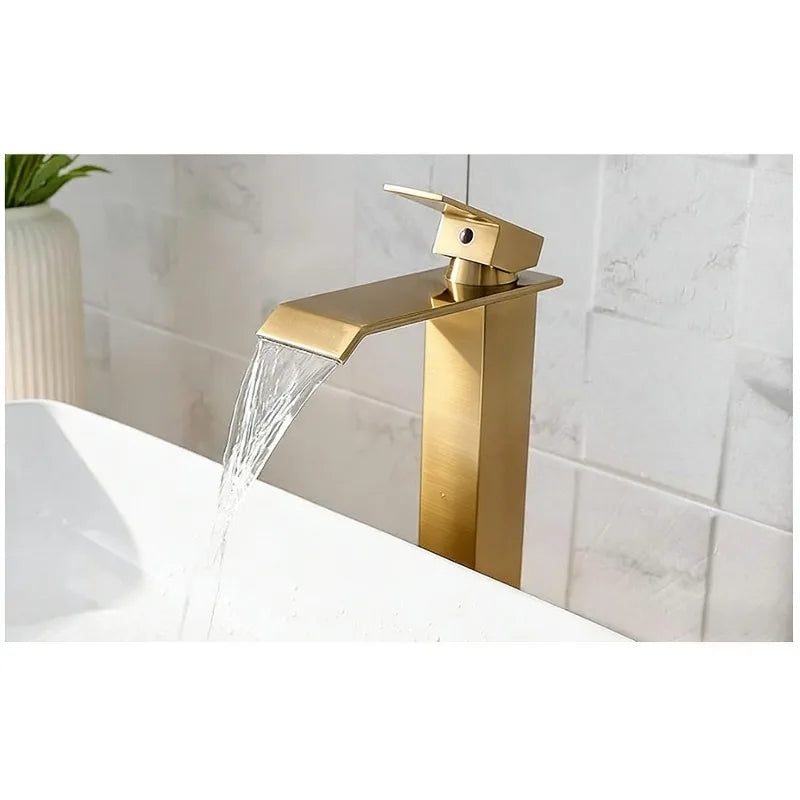 Modern Waterfall Sink Faucet
