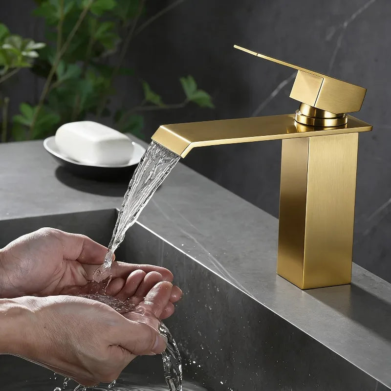 Modern Waterfall Sink Faucet